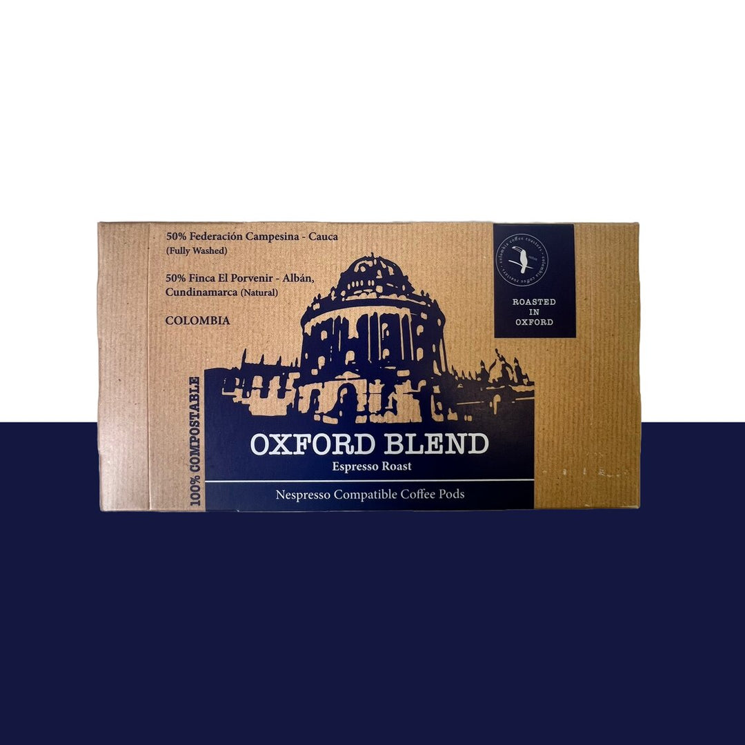Oxford Blend Nespresso Pods Colombia Coffee Roasters