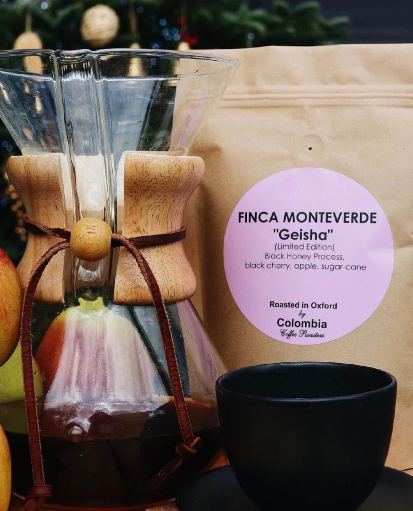 Geisha coffee from Finca Monteverde