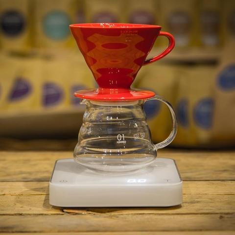 Colombian coffees with Hario V60 brewing methods