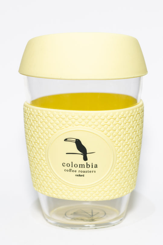 Glass Reusable Coffee Cup 12 Oz.