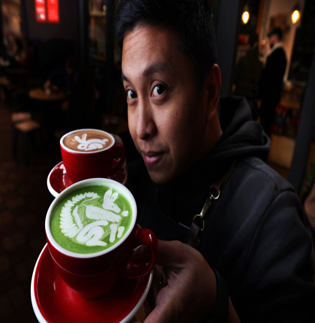 Latte art masterclass Colombia Coffee Roasters
