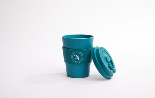 Turquoise Reusable Coffee Cup - Colombia Coffee Roasters