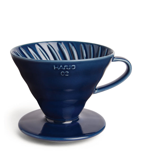 Hario V60 Ceramic Coffee Dripper Blue