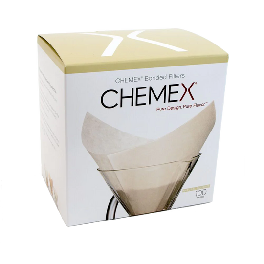 Chemex Bonded Filters Pre-Folded Squares (100 Squares)